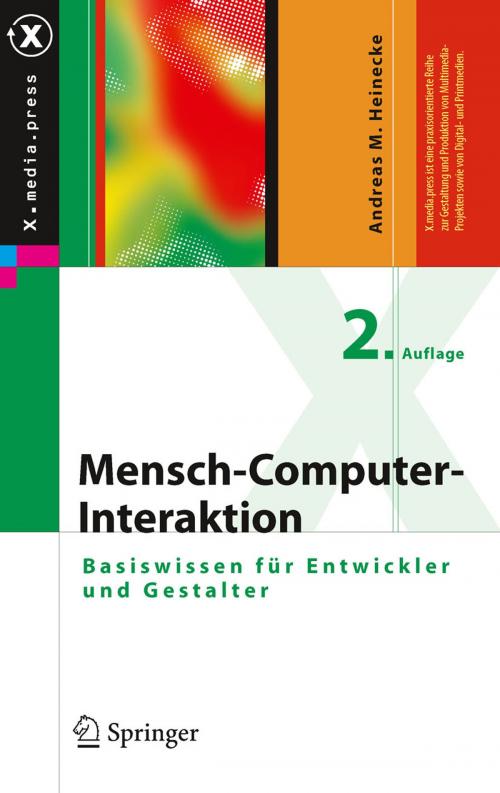 Cover of the book Mensch-Computer-Interaktion by Andreas M. Heinecke, Springer Berlin Heidelberg
