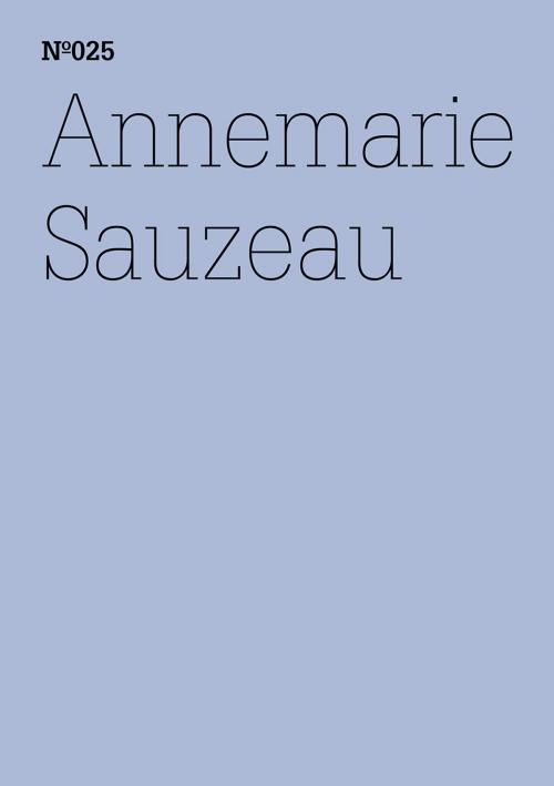 Cover of the book Annemarie Sauzeau by Annemarie Sauzeau Boetti, Hatje Cantz Verlag