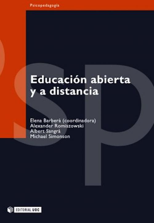 Cover of the book Educación abierta y a distancia by Elena Barberà Gregori, Editorial UOC, S.L.