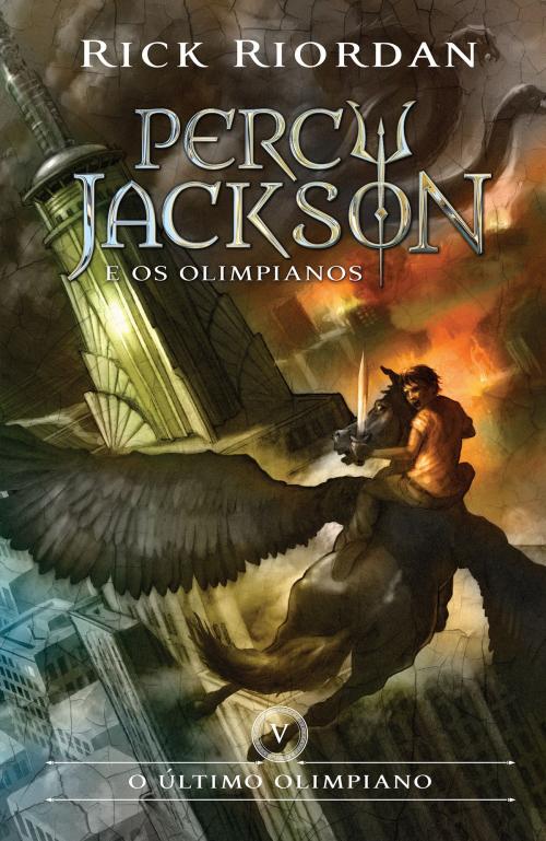 Cover of the book O último olimpiano by Rick Riordan, Intrínseca