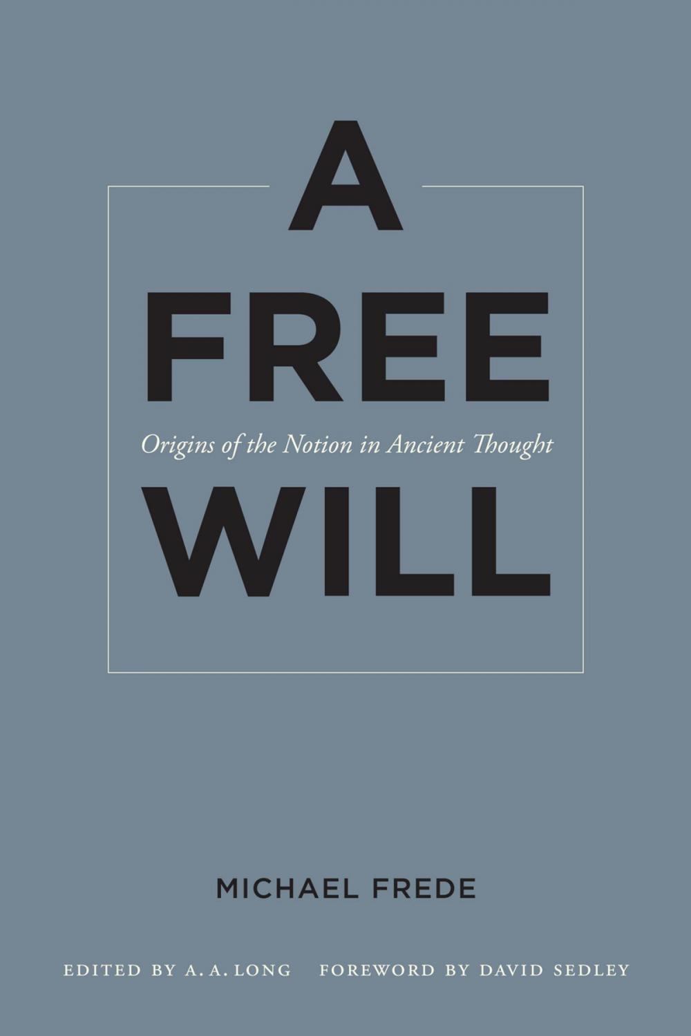 Big bigCover of A Free Will