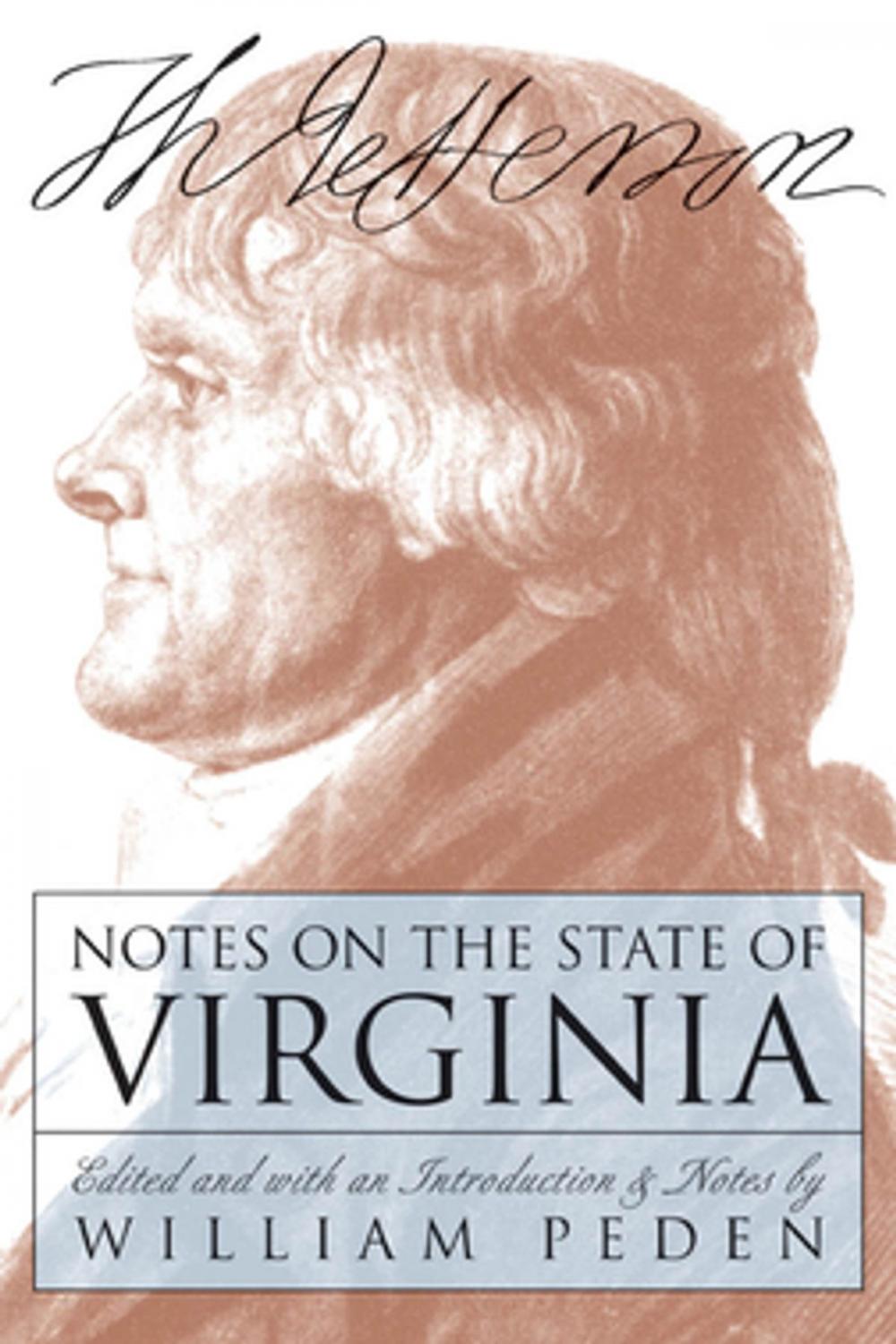 Big bigCover of Notes on the State of Virginia