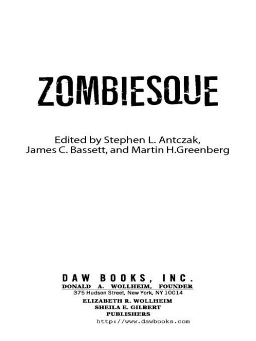 Big bigCover of Zombiesque