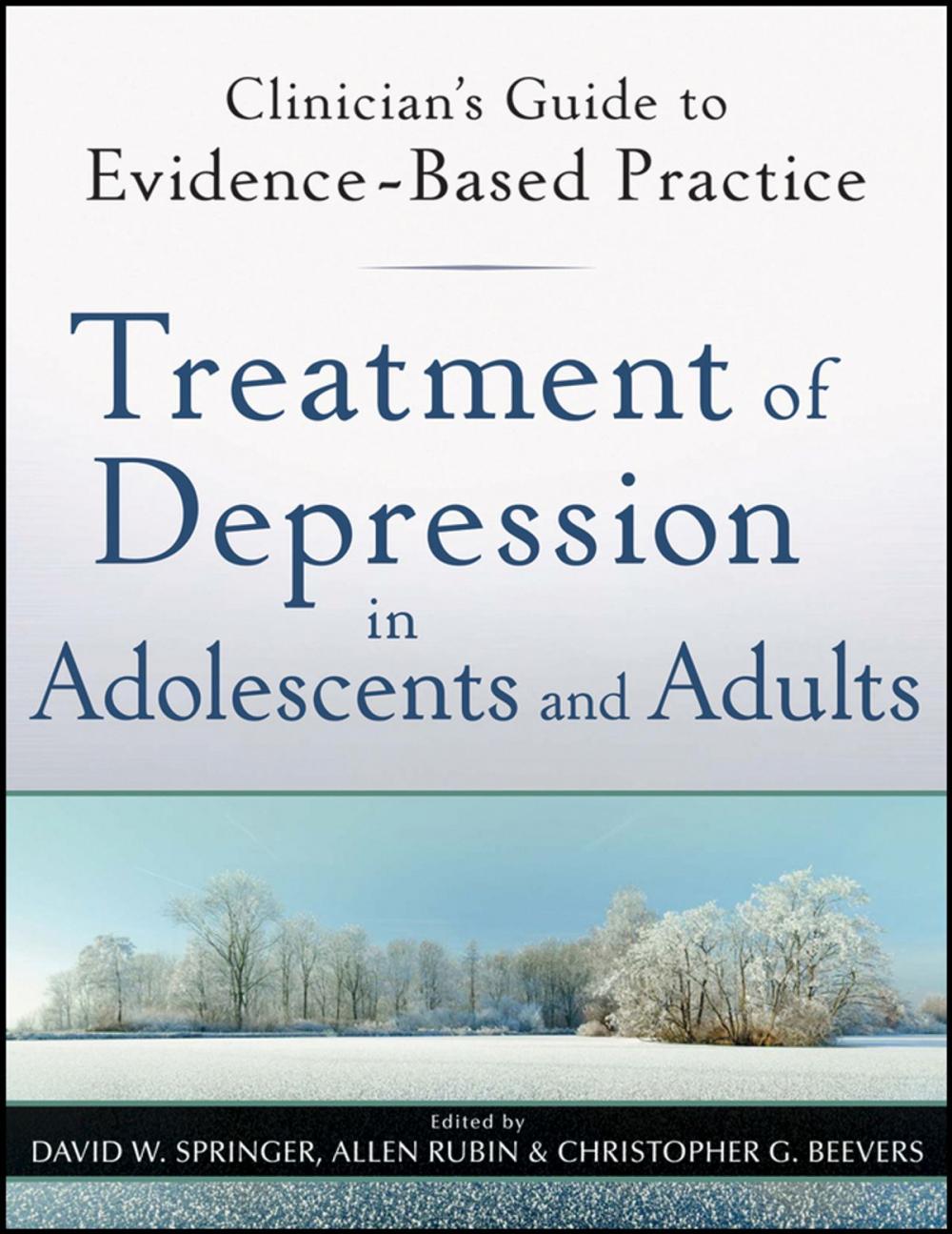 Big bigCover of Treatment of Depression in Adolescents and Adults