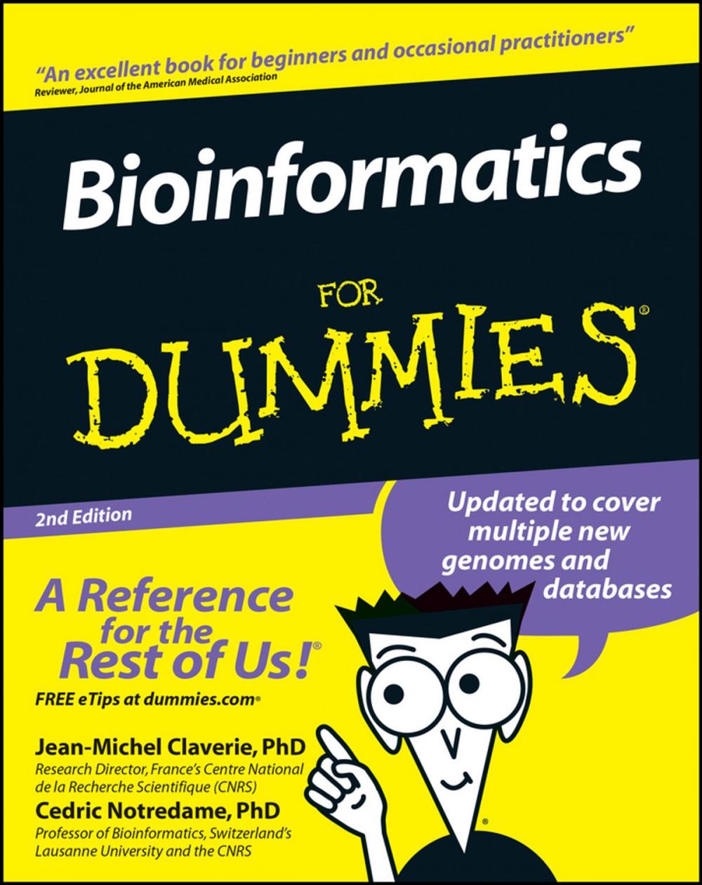 Big bigCover of Bioinformatics For Dummies