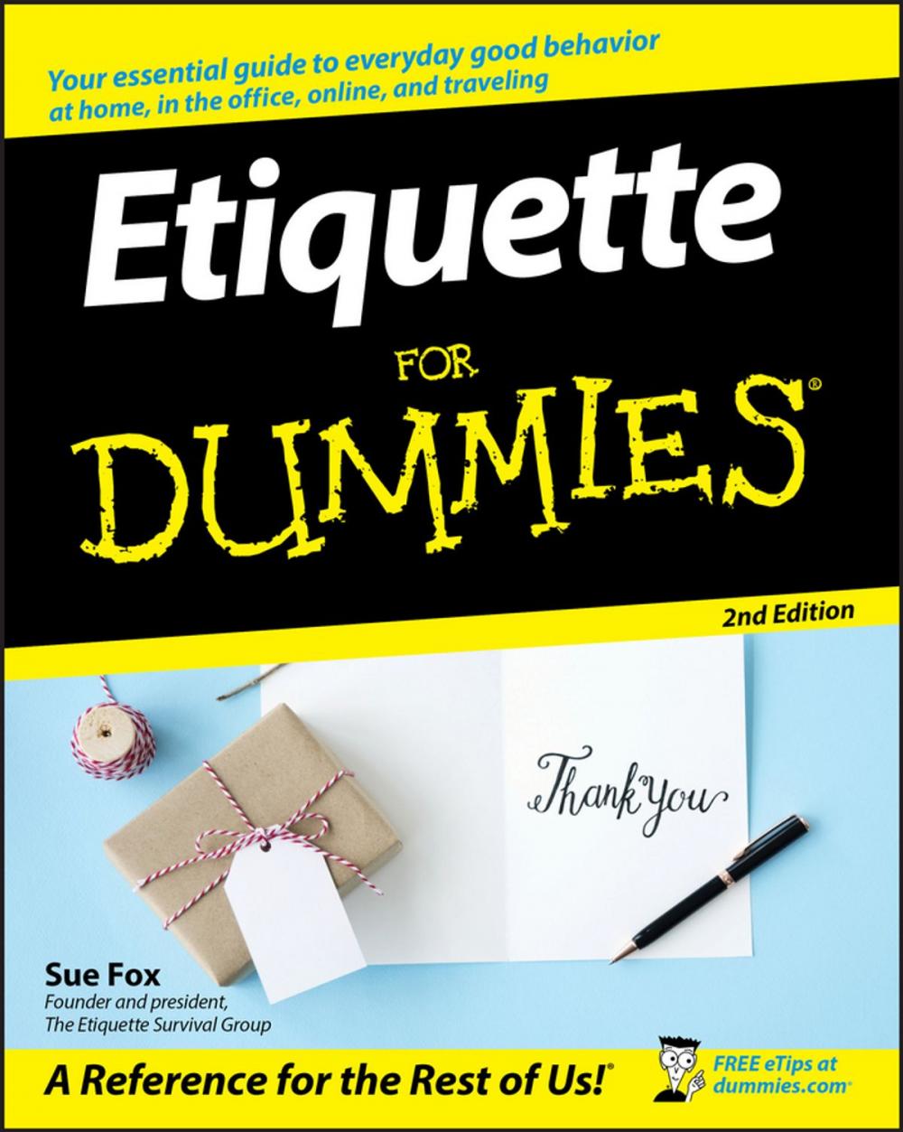 Big bigCover of Etiquette For Dummies