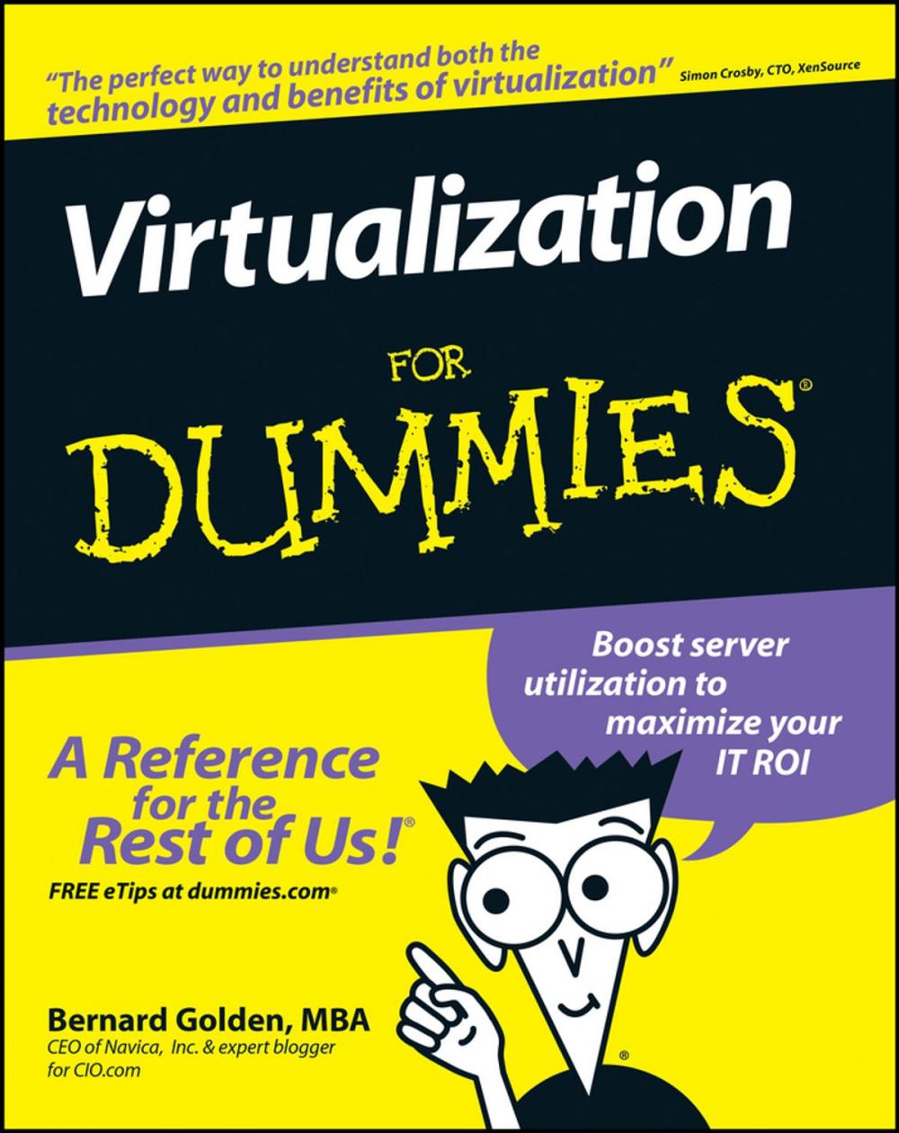 Big bigCover of Virtualization For Dummies