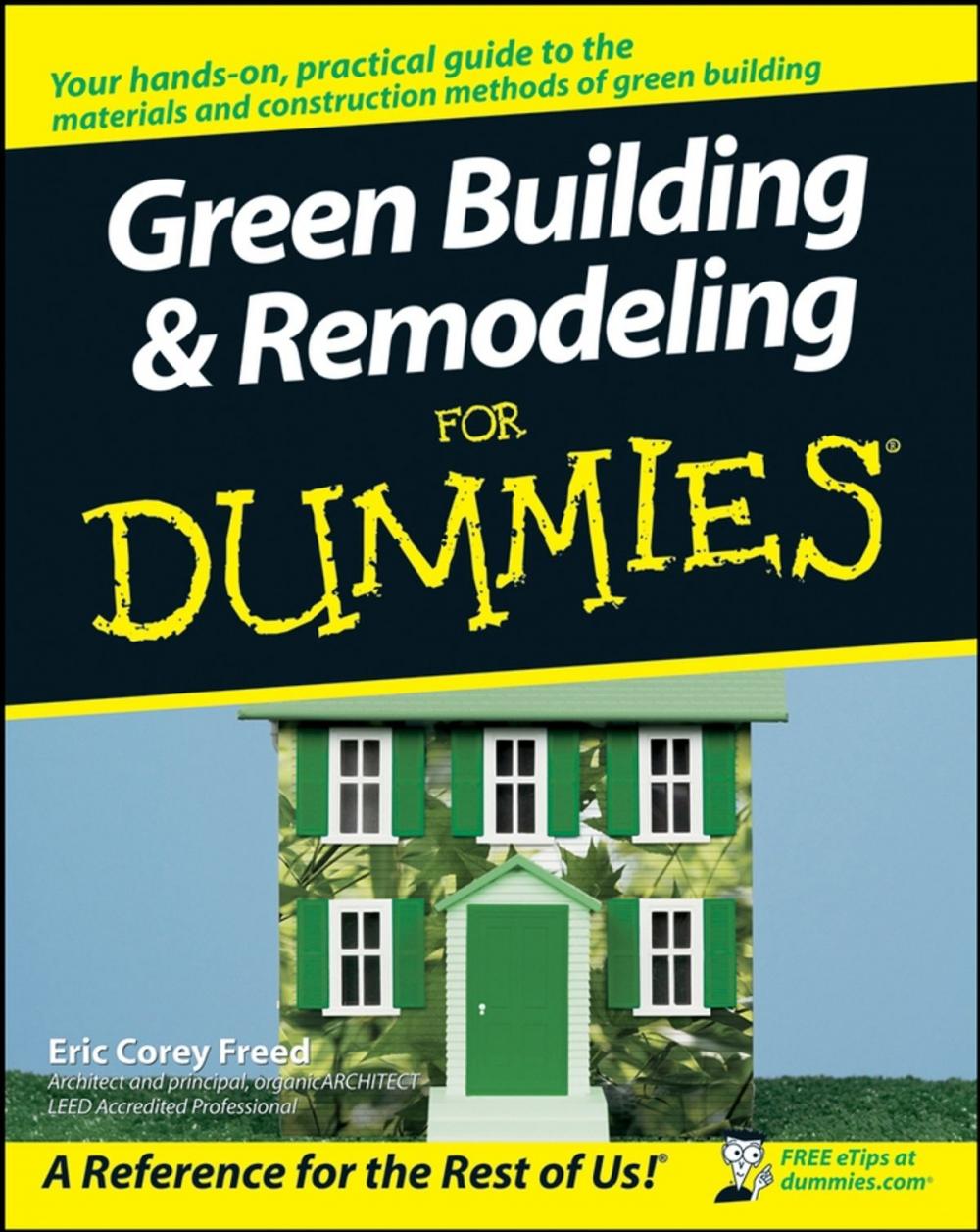 Big bigCover of Green Building and Remodeling For Dummies