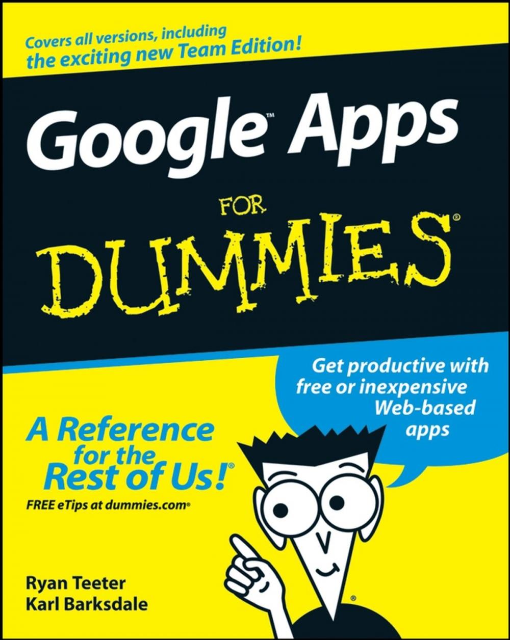 Big bigCover of Google Apps For Dummies