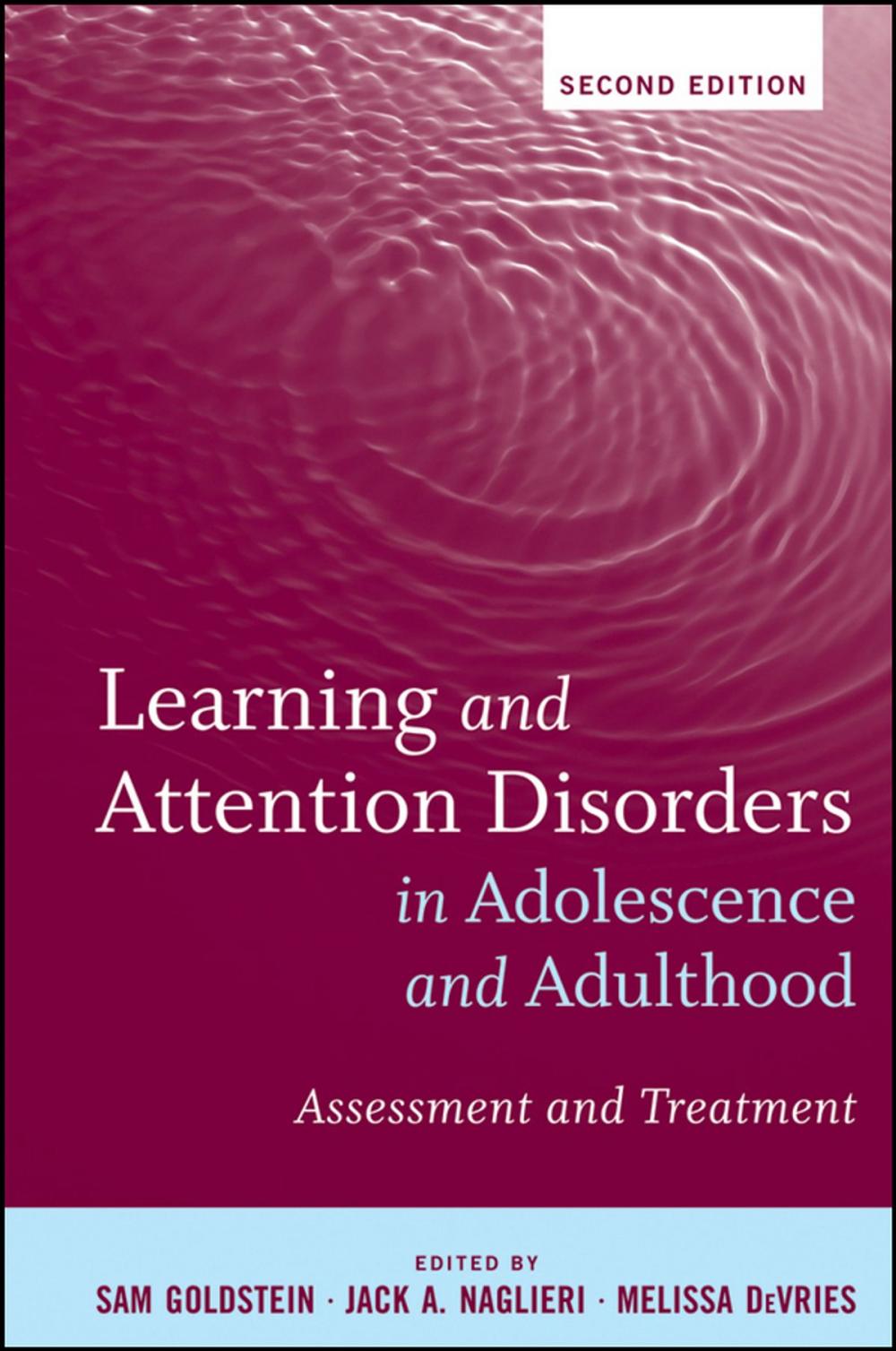 Big bigCover of Learning and Attention Disorders in Adolescence and Adulthood