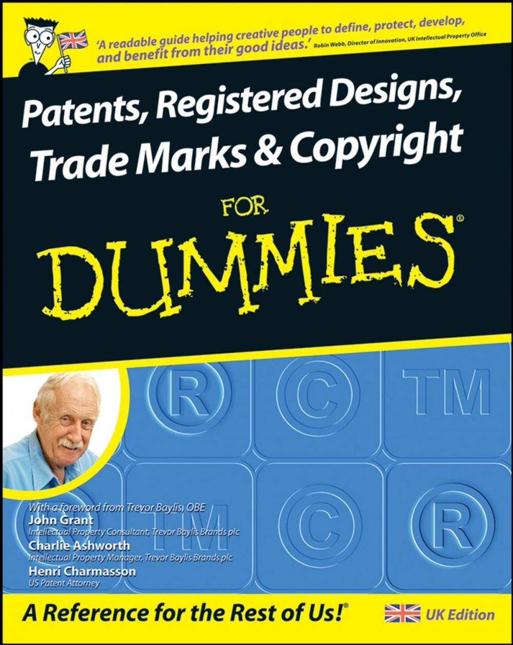 Big bigCover of Patents, Registered Designs, Trade Marks and Copyright For Dummies