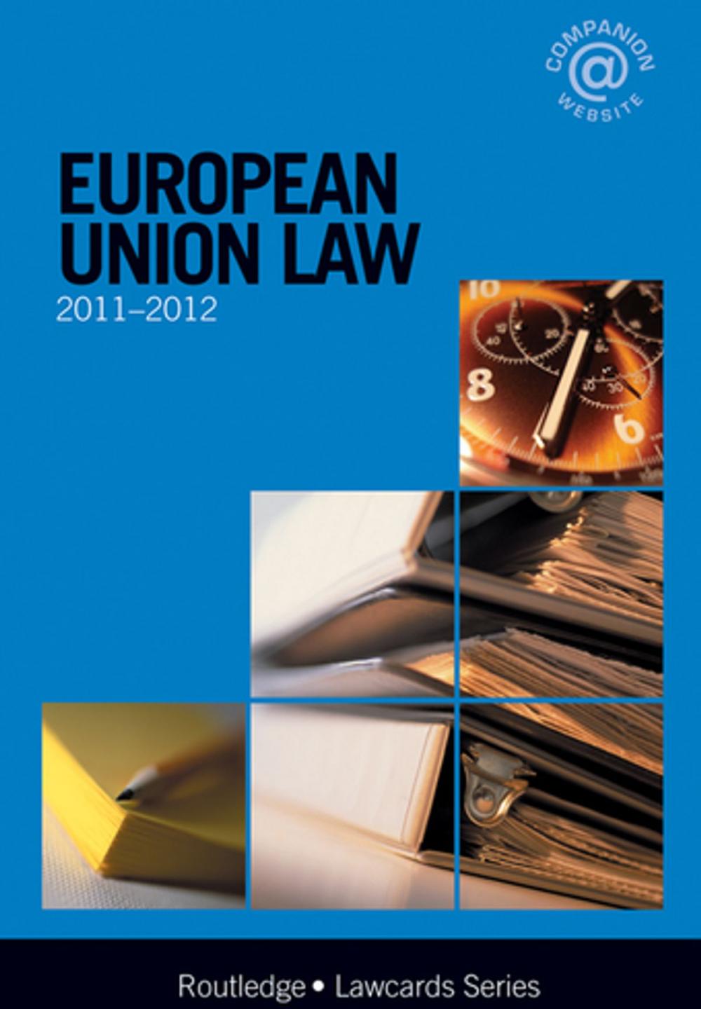 Big bigCover of European Union Lawcards 2011-2012