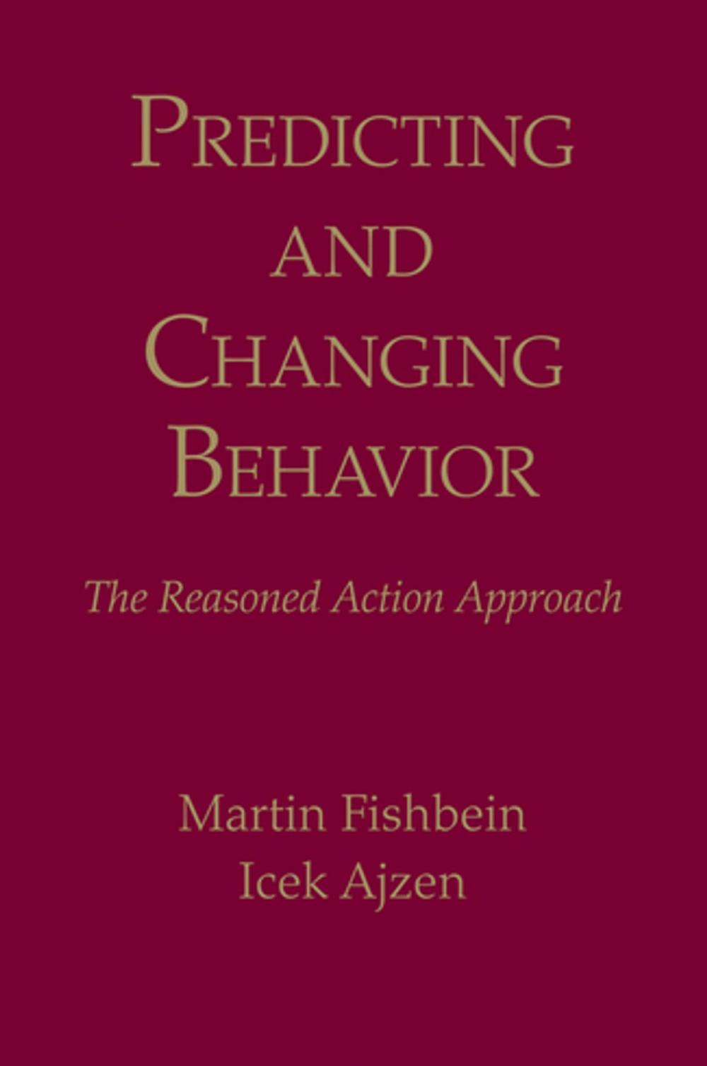 Big bigCover of Predicting and Changing Behavior