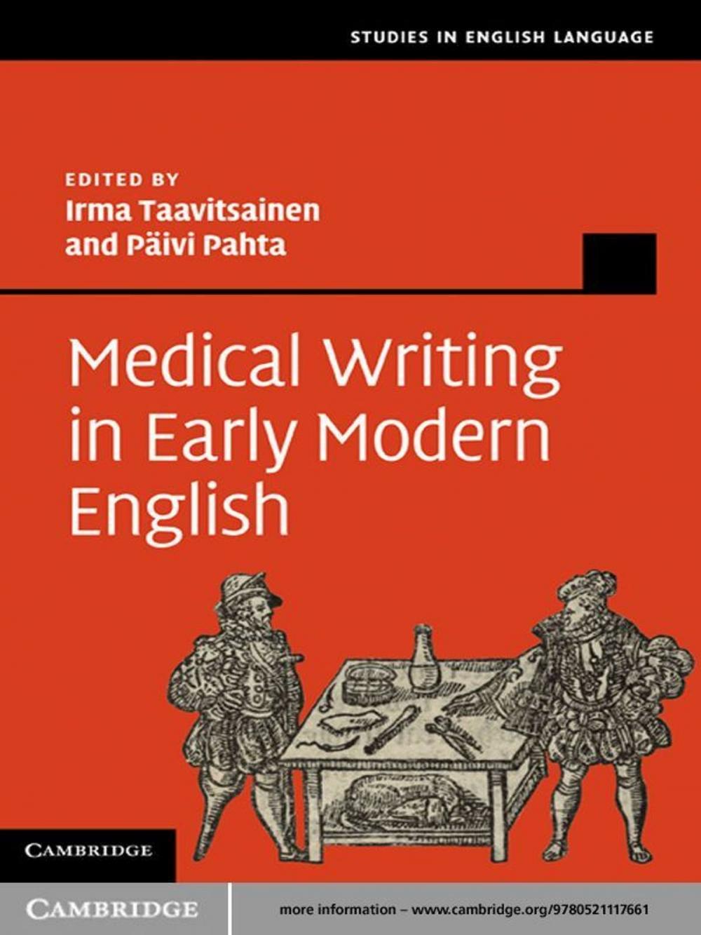 Big bigCover of Medical Writing in Early Modern English