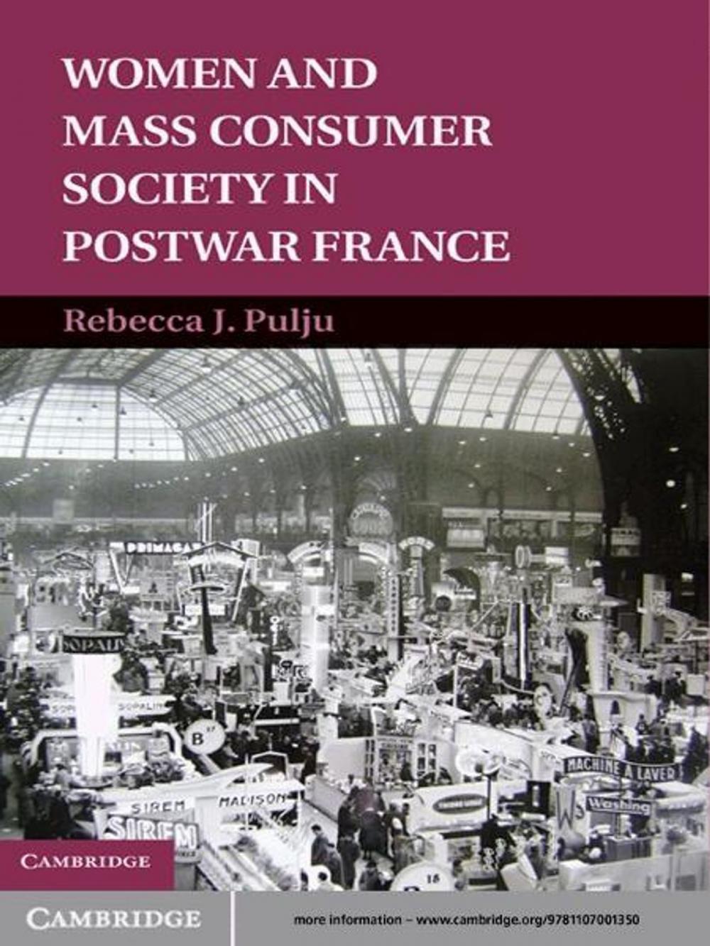 Big bigCover of Women and Mass Consumer Society in Postwar France