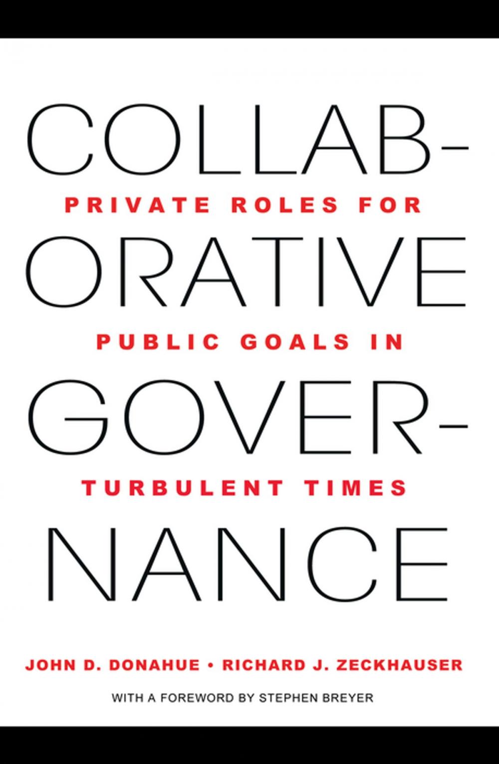 Big bigCover of Collaborative Governance