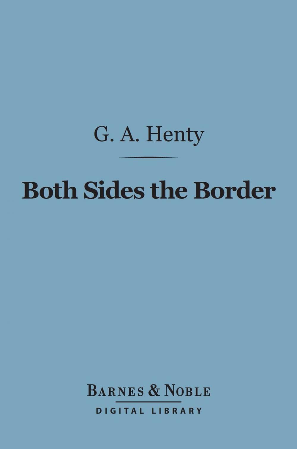 Big bigCover of Both Sides the Border (Barnes & Noble Digital Library)