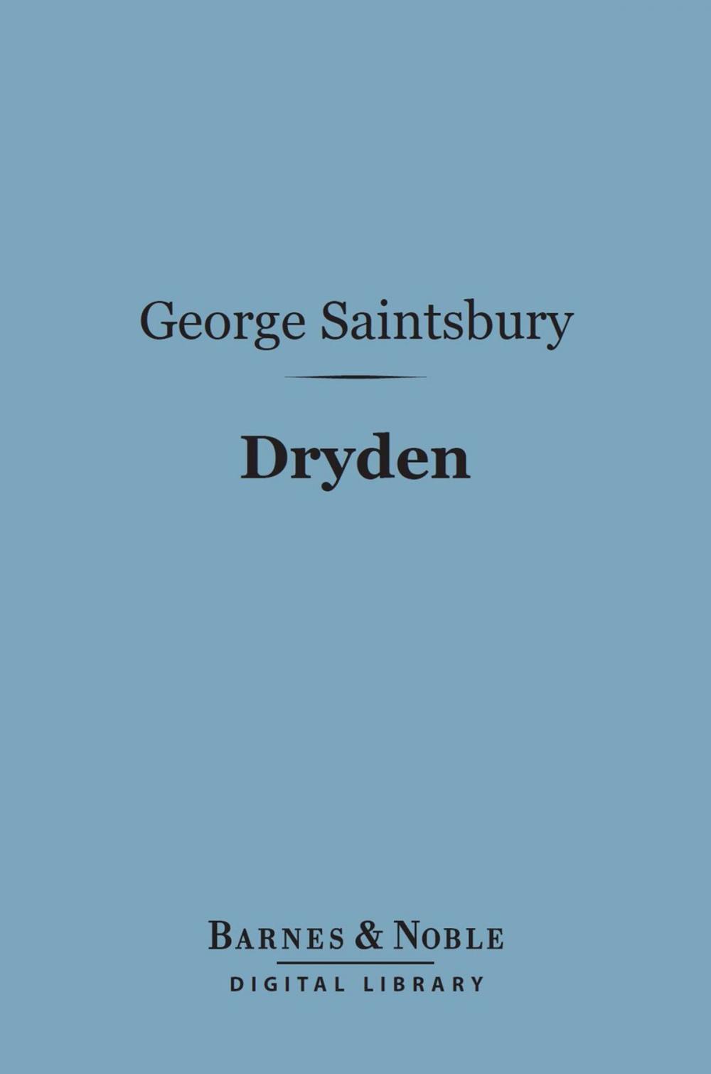 Big bigCover of Dryden (Barnes & Noble Digital Library)