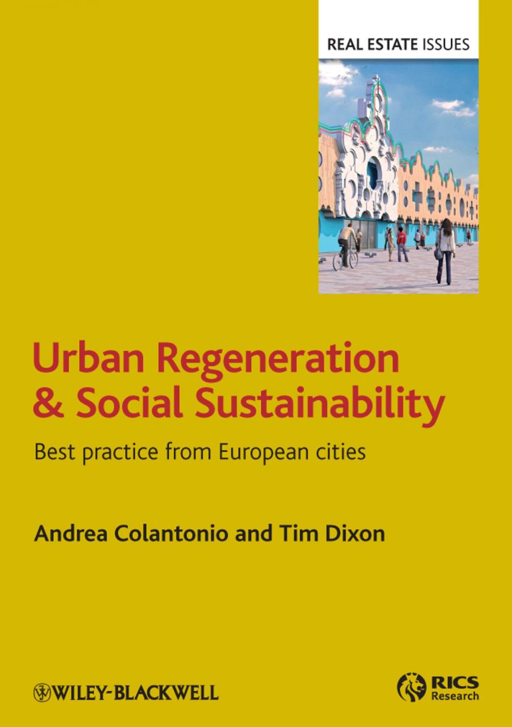 Big bigCover of Urban Regeneration and Social Sustainability