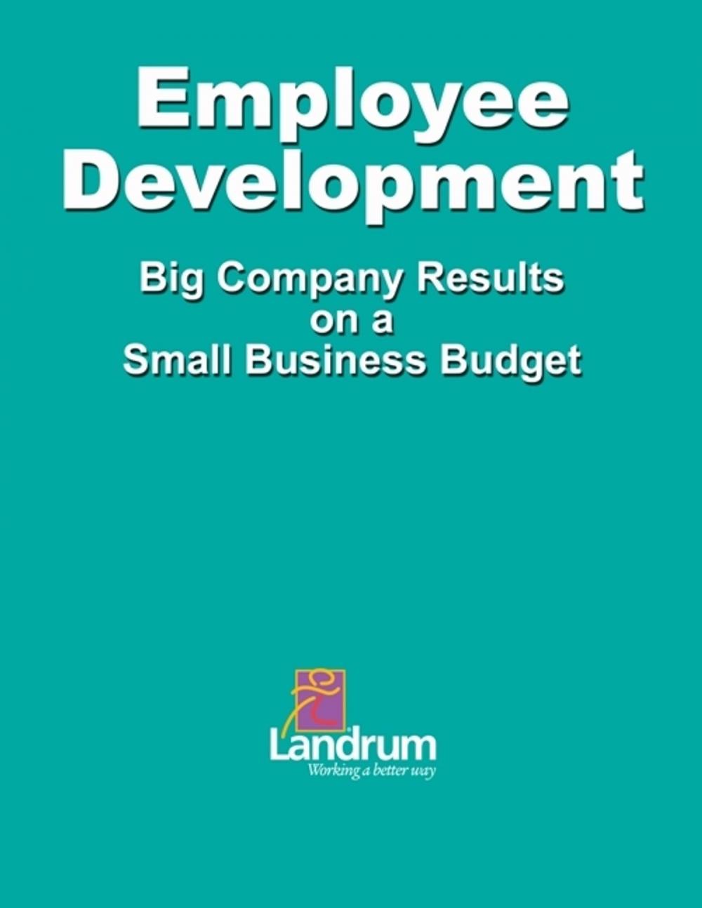 Big bigCover of Employee Development: Big Business Results on a Small Business Budget