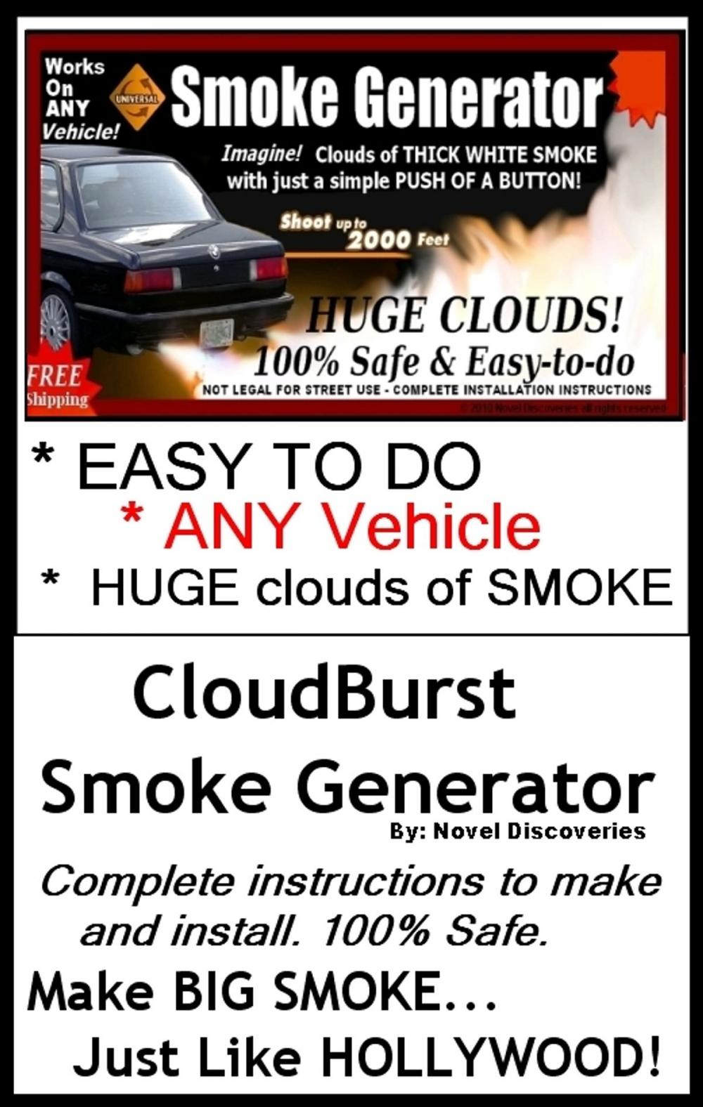 Big bigCover of CloudBurst Smoke Generator: Make Huge Clouds of Smoke