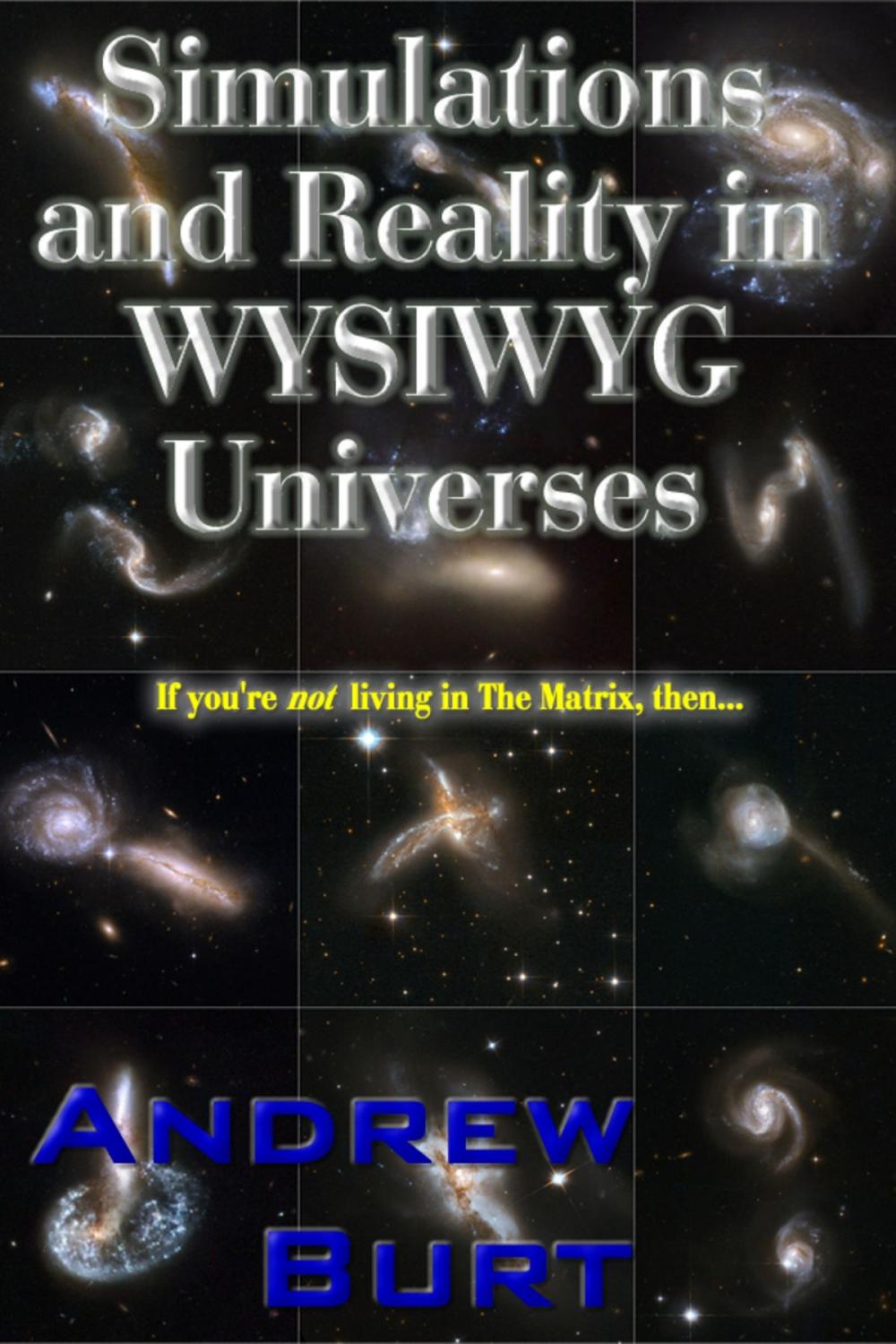 Big bigCover of Simulations and Reality in WYSIWYG Universes