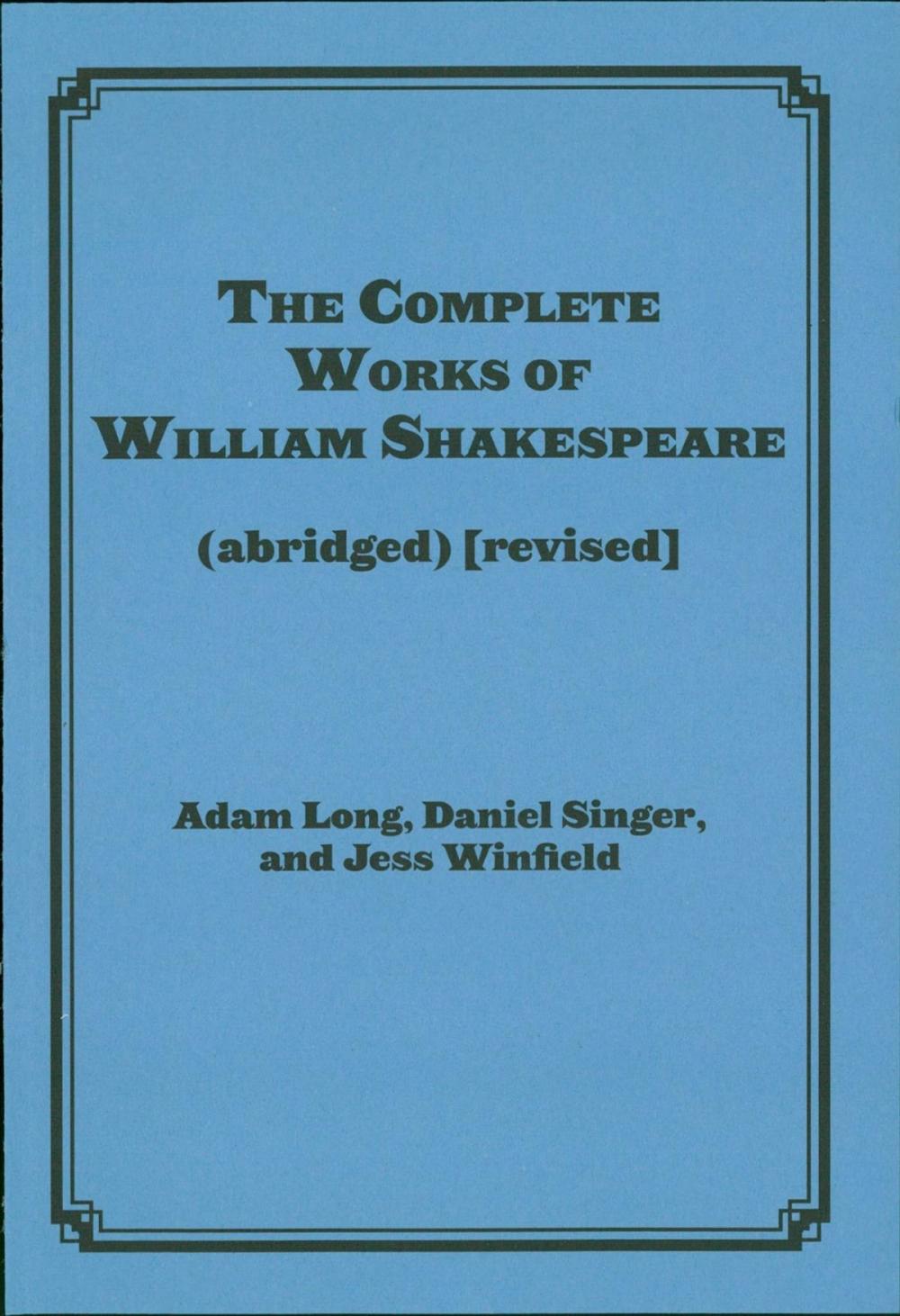 Big bigCover of The Complete Works of William Shakespeare (abridged)