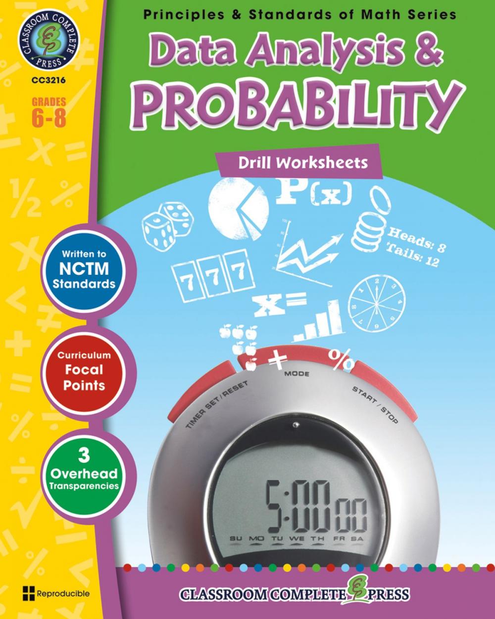 Big bigCover of Data Analysis & Probability - Drill Sheets Gr. 6-8