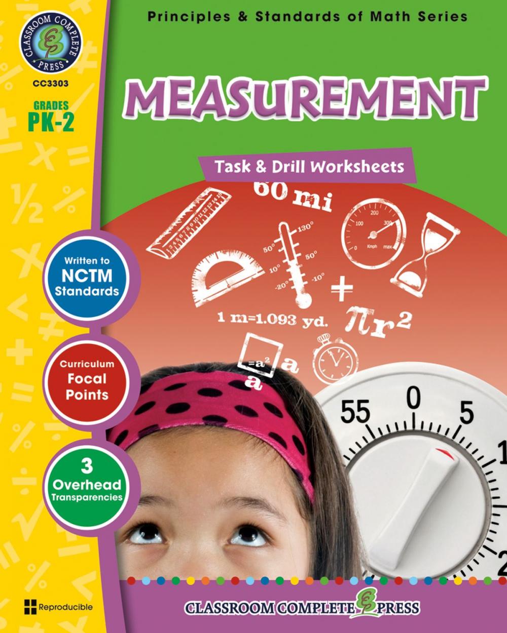 Big bigCover of Measurement - Task & Drill Sheets Gr. PK-2