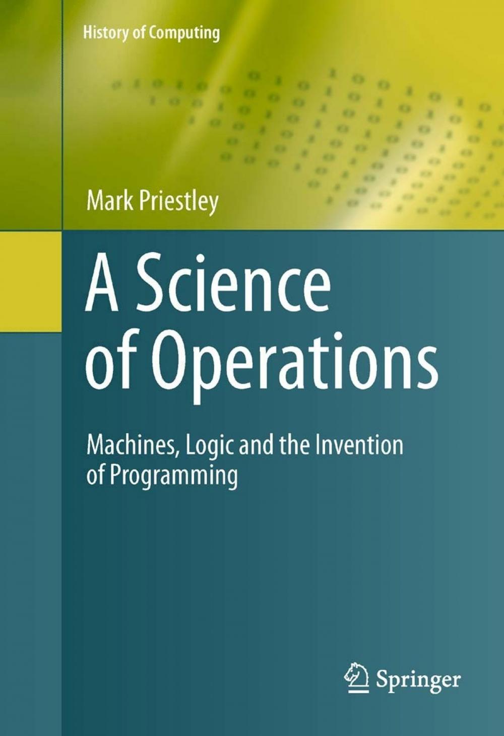 Big bigCover of A Science of Operations