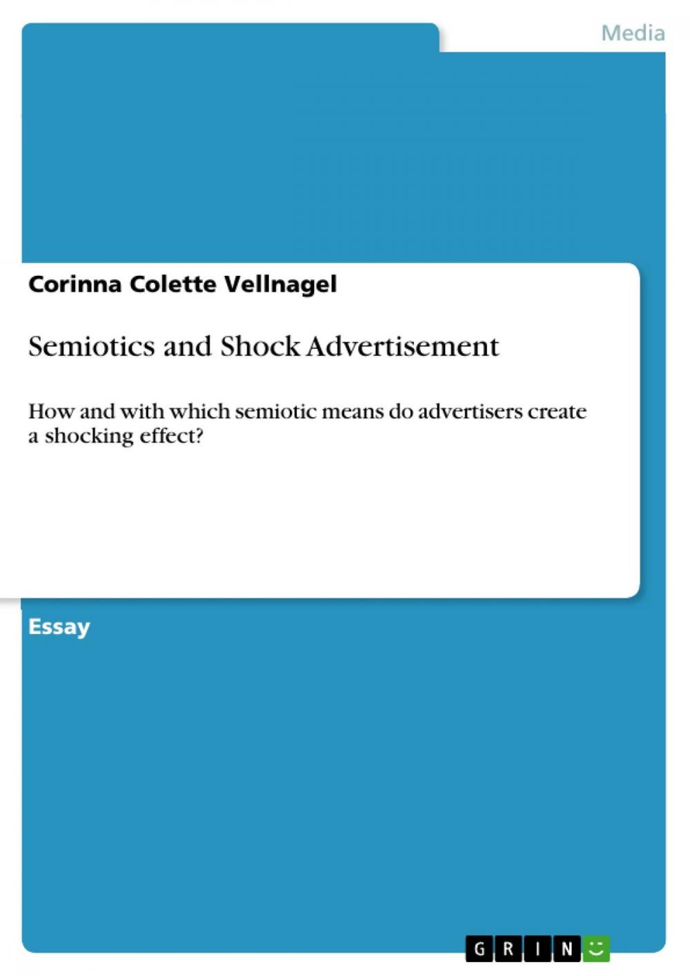 Big bigCover of Semiotics and Shock Advertisement