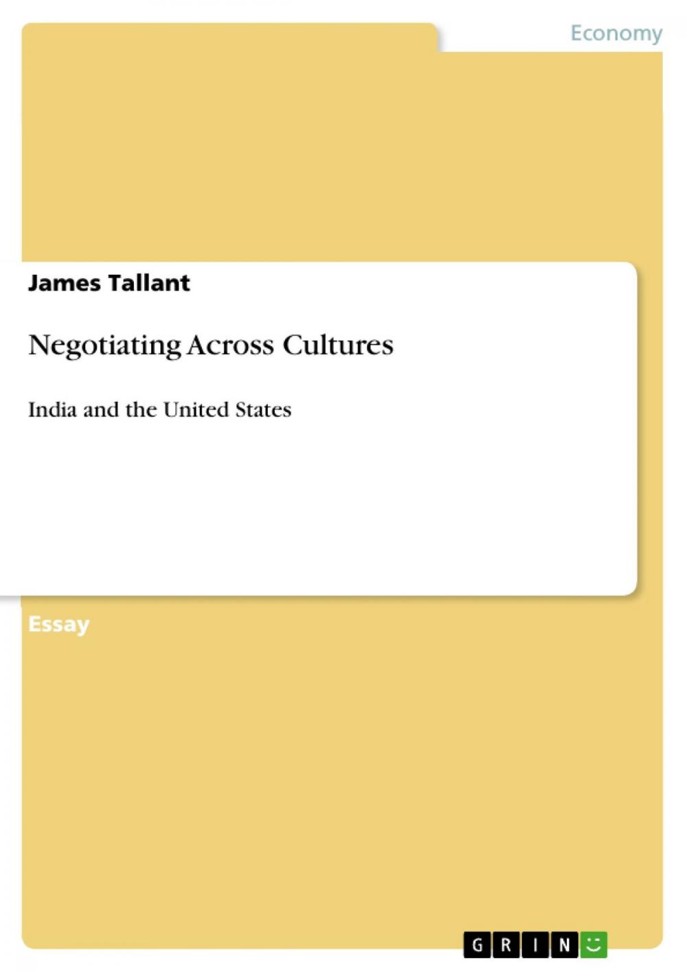 Big bigCover of Negotiating Across Cultures