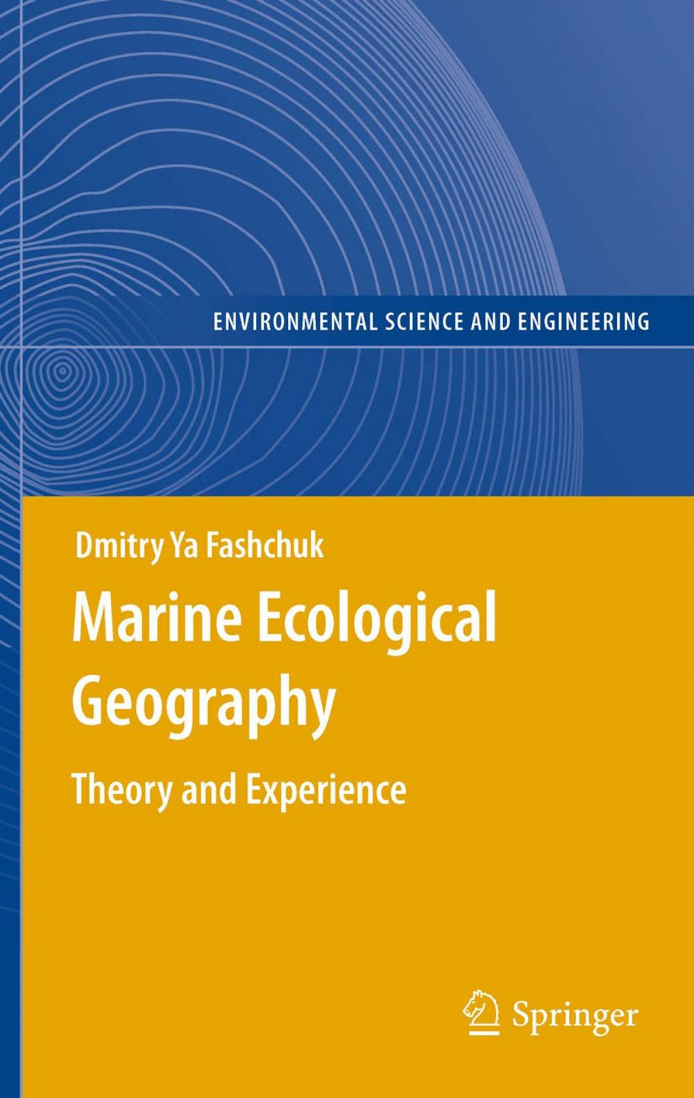 Big bigCover of Marine Ecological Geography