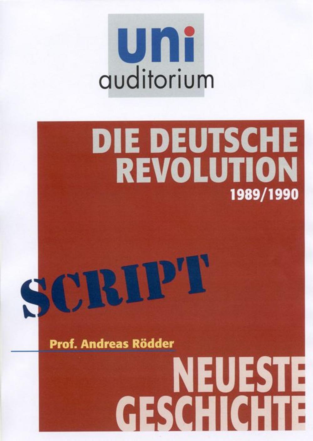 Big bigCover of Die Deutsche Revolution 1989/1990
