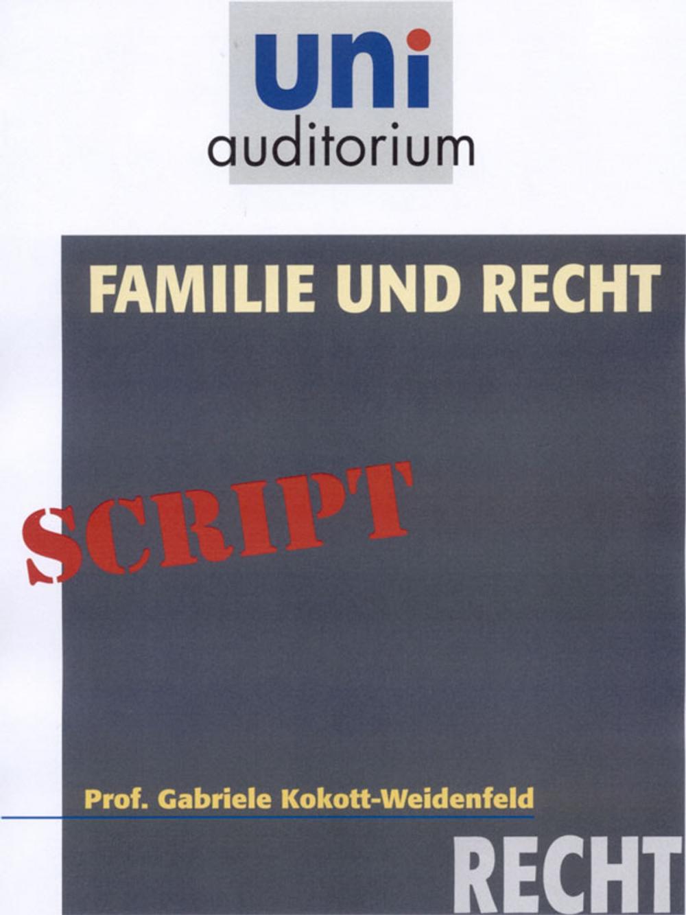 Big bigCover of Familie und Recht