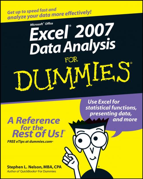 Cover of the book Excel 2007 Data Analysis For Dummies by Stephen L. Nelson, Wiley