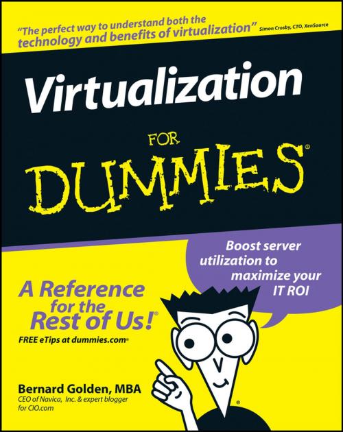 Cover of the book Virtualization For Dummies by Bernard Golden, Wiley