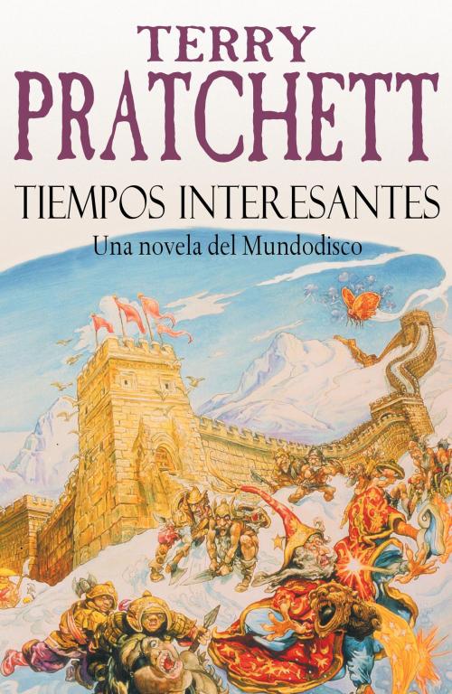 Cover of the book Tiempos Interesantes (Mundodisco 17) by Terry Pratchett, Penguin Random House Grupo Editorial España