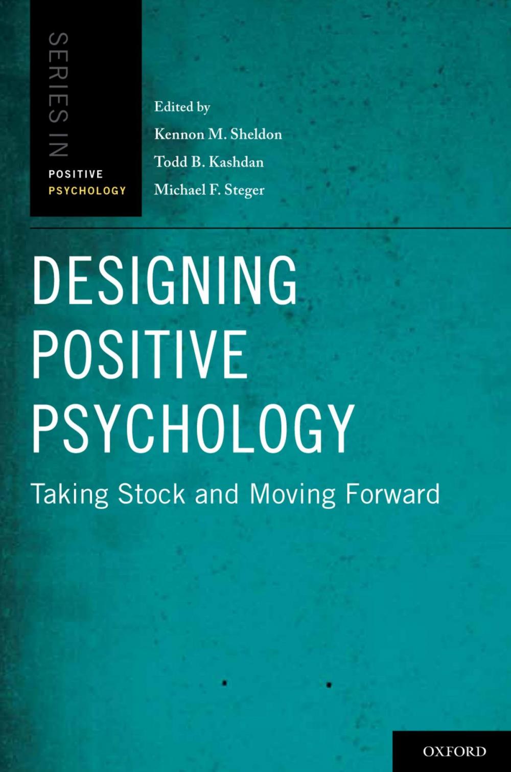 Big bigCover of Designing Positive Psychology