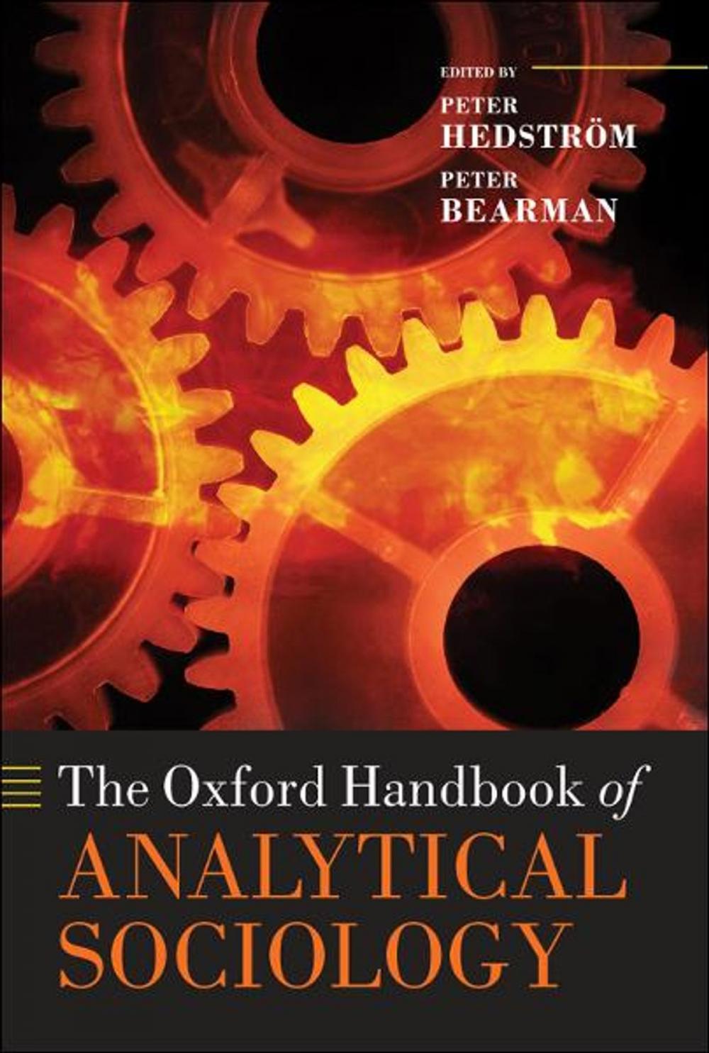 Big bigCover of The Oxford Handbook of Analytical Sociology