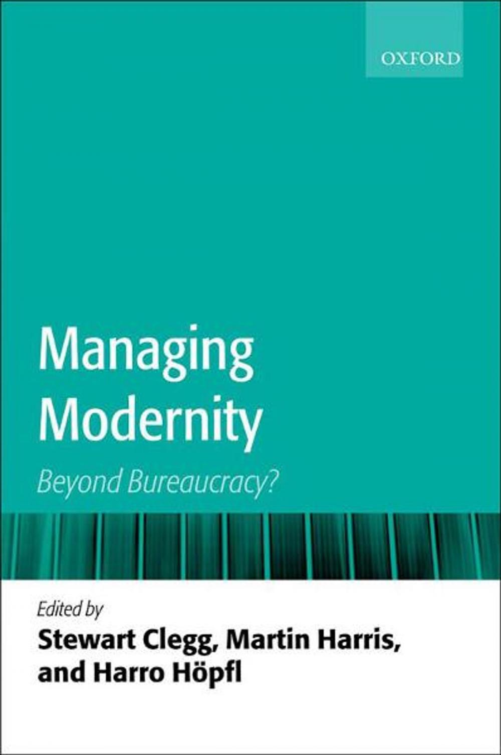 Big bigCover of Managing Modernity