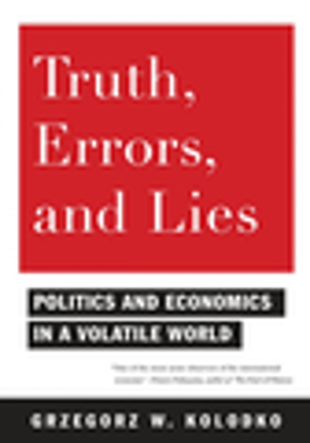 Big bigCover of Truth, Errors, and Lies