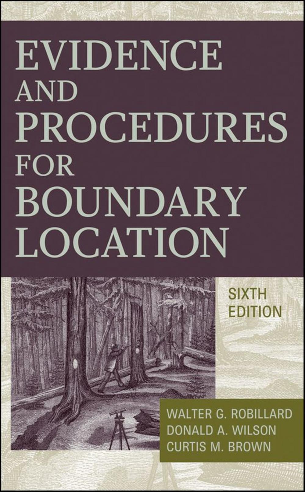 Big bigCover of Evidence and Procedures for Boundary Location