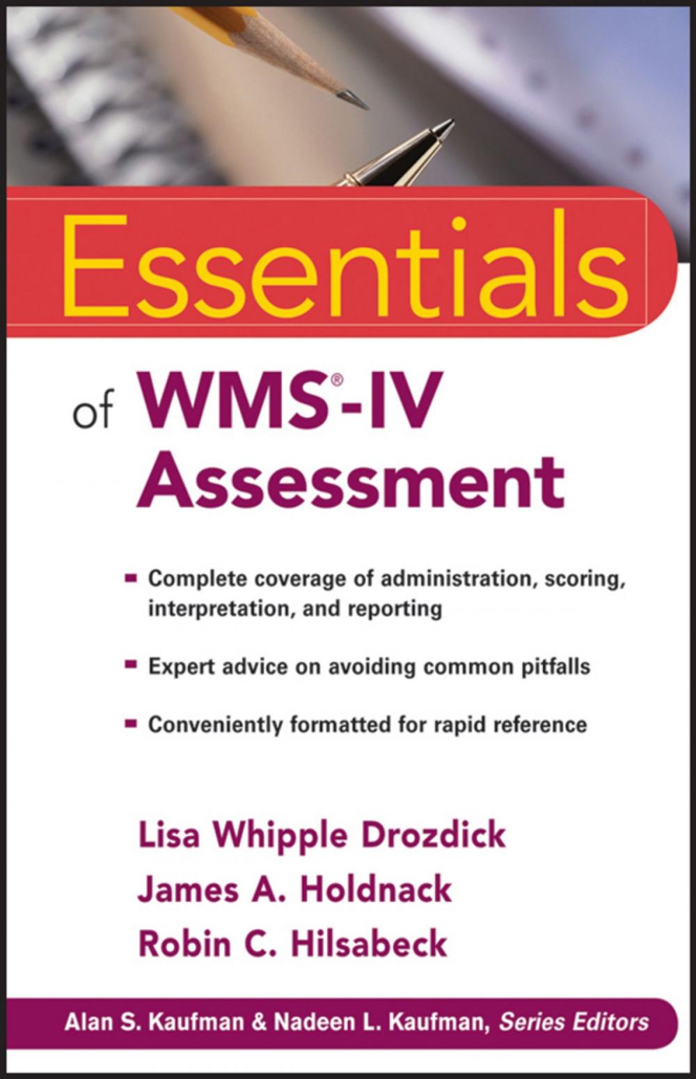 Big bigCover of Essentials of WMS-IV Assessment