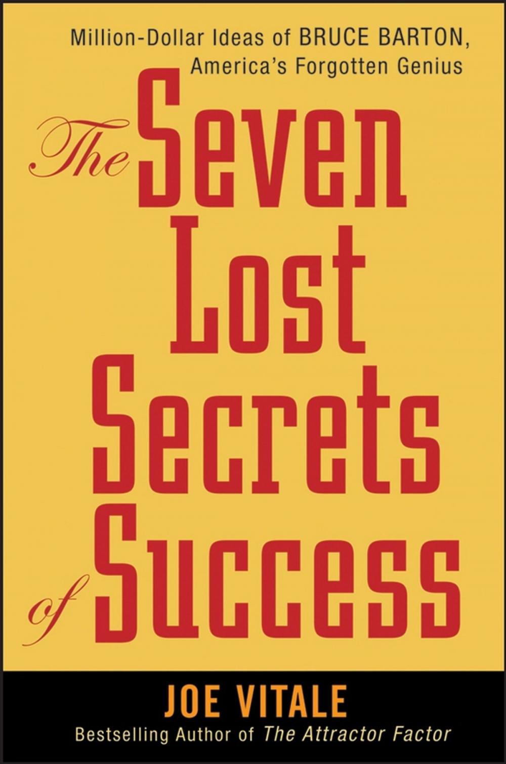 Big bigCover of The Seven Lost Secrets of Success