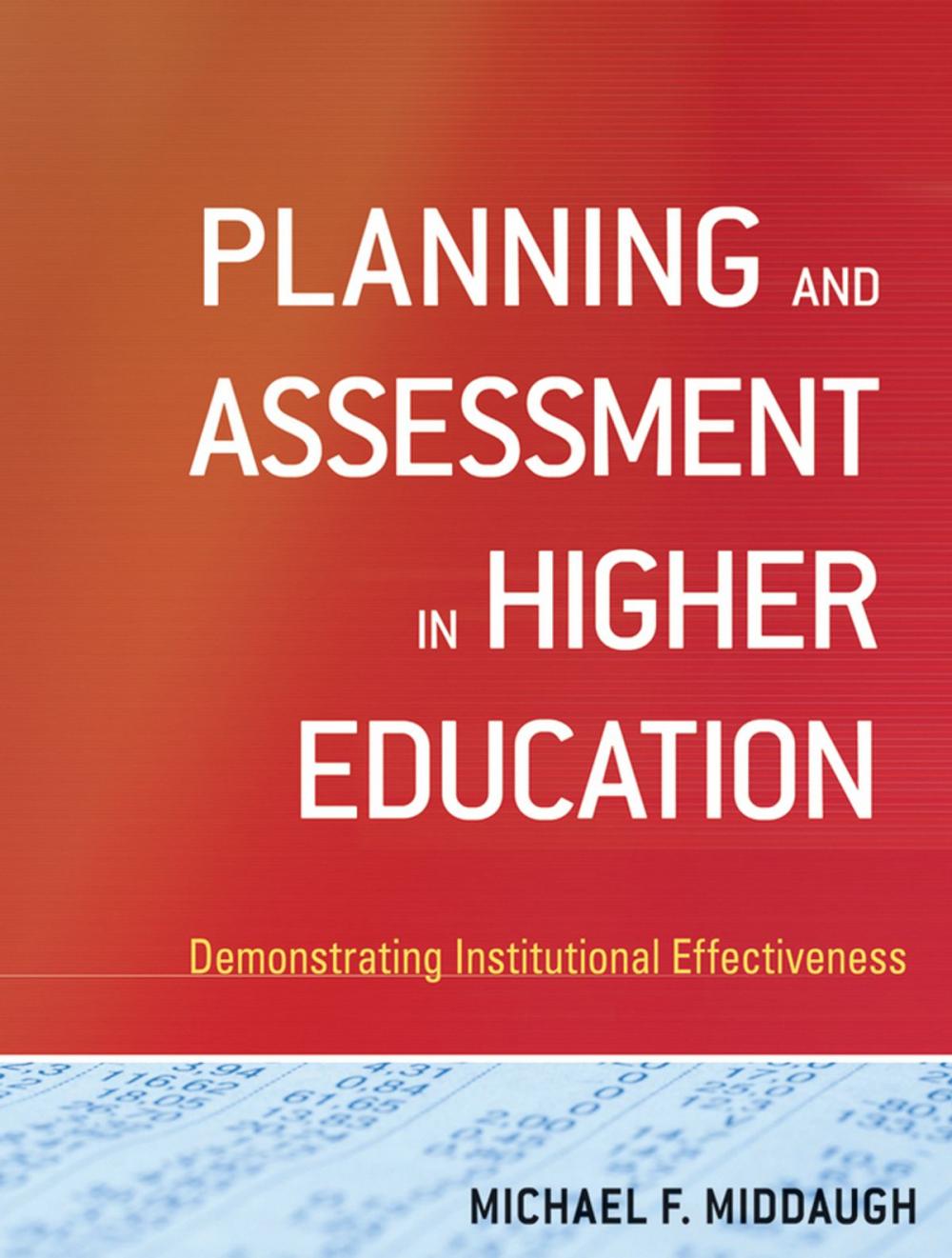 Big bigCover of Planning and Assessment in Higher Education