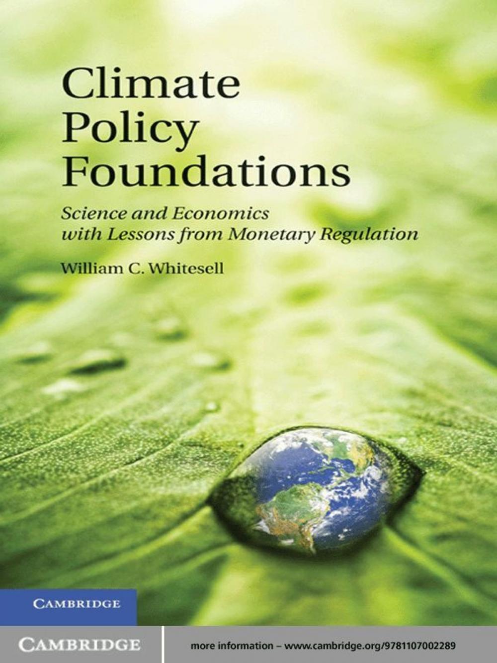 Big bigCover of Climate Policy Foundations