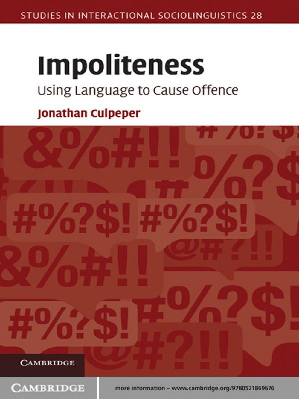 Big bigCover of Impoliteness