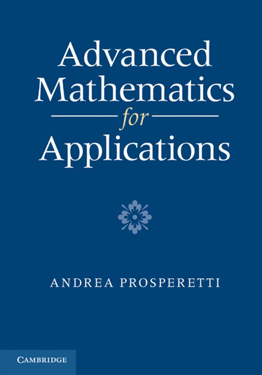 Big bigCover of Advanced Mathematics for Applications