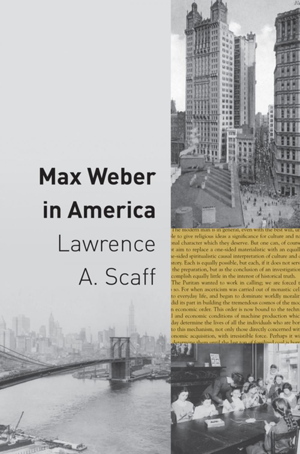 Big bigCover of Max Weber in America